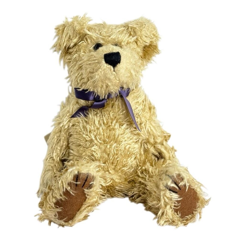Vintage 1996 Boyds Bears Clinton B. Bear Jointed Plush NEW With Original Tag